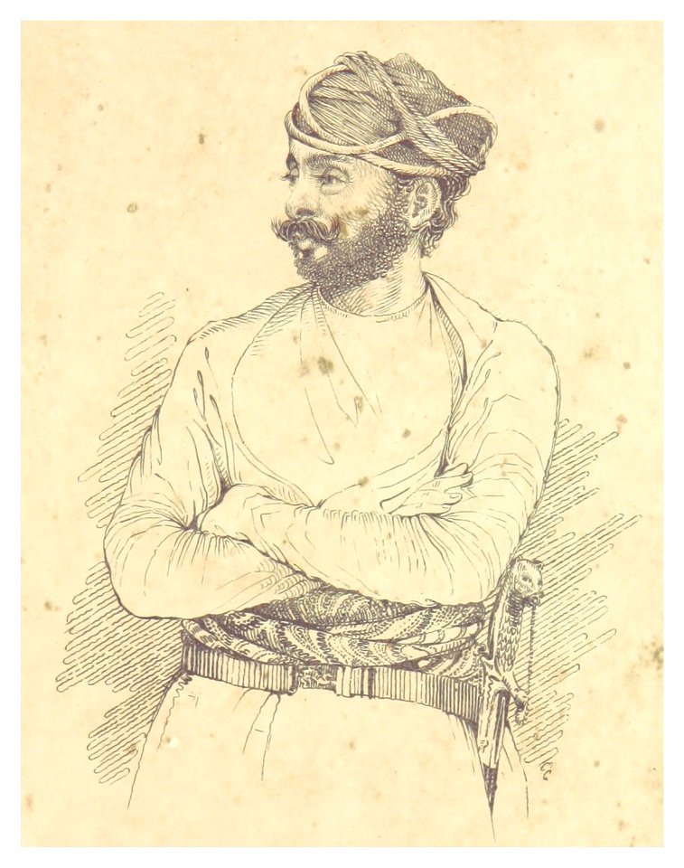 ORIENTAL HEADS p013 Eusuph khan, Native of Hydrabadh