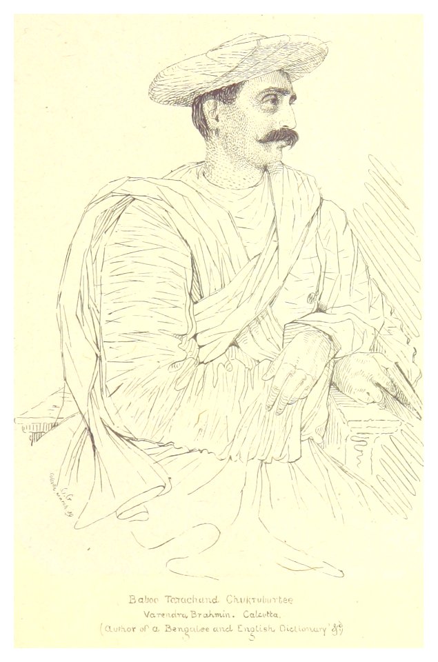 ORIENTAL HEADS p033 Baboo Tarachand Chukturburtee, Varenda Brahmin, Calcutta