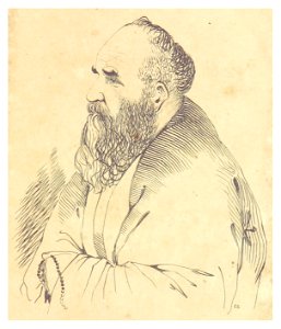 ORIENTAL HEADS p009 Reverend Araloon Avaz, Armenian priest of Sunkibarah in Persia