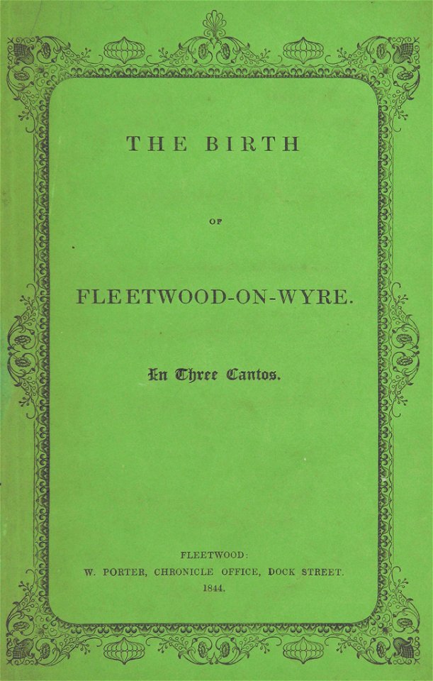 UMBRA(1844) The birth of Fleetwood-on-Wyre