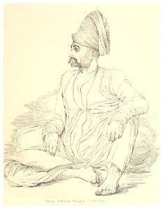 ORIENTAL HEADS p091 Kangee. Battiya Muhajun of Cutch Bhooj
