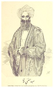ORIENTAL HEADS p045 Sirdar Ubdool Ghunnee Khan. Cousin to, and confidential adviser of Dost Muhummud Khan