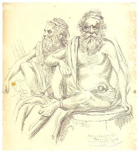 ORIENTAL HEADS p099 Multhoo Byragee Jogee. T'hug Convict, Native of Ajmere, aged 90