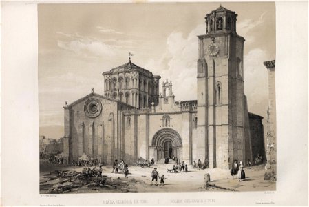 1844, España artística y monumental, vistas y descripción de los sitios y monumentos más notables de españa, vol 2, Iglesia colegial de Toro