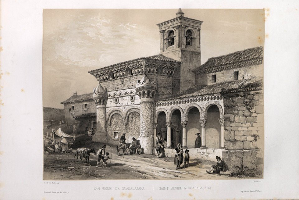 1844, España artística y monumental, vistas y descripción de los sitios y monumentos más notables de españa, vol 2, San Miguel de Guadalajara