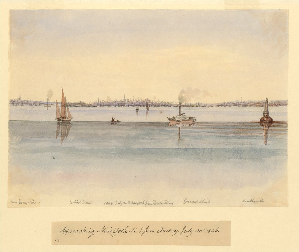 1846 July 30, to New York from Raritan River LCCN2005693021