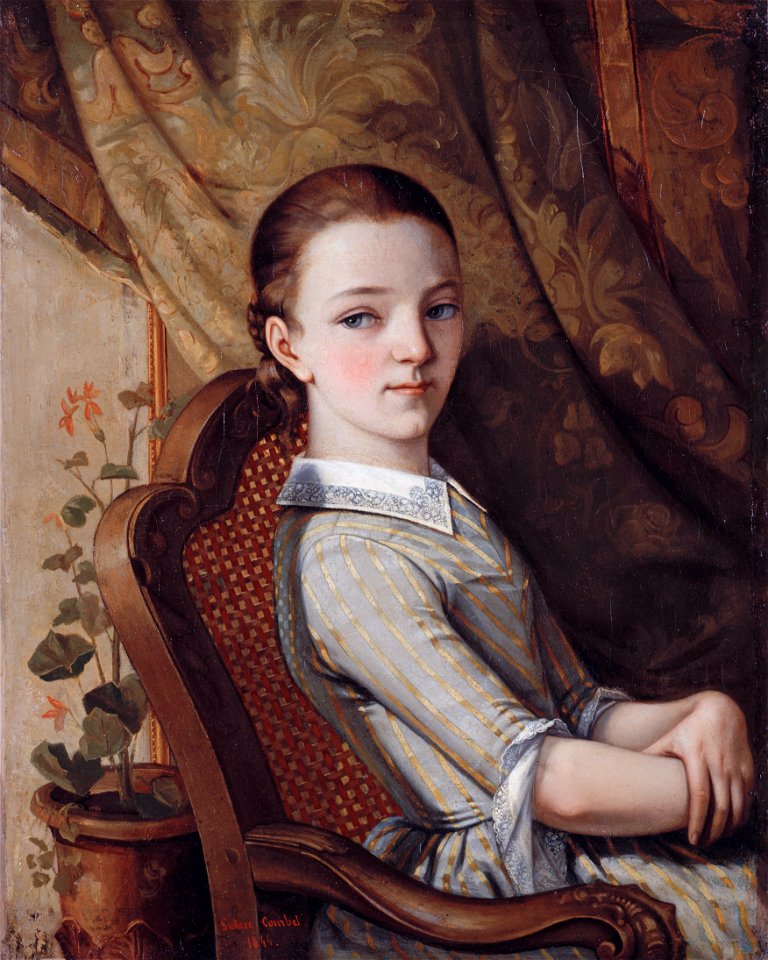 Gustave Courbet - Portrait of Juliette Courbet - WGA05481