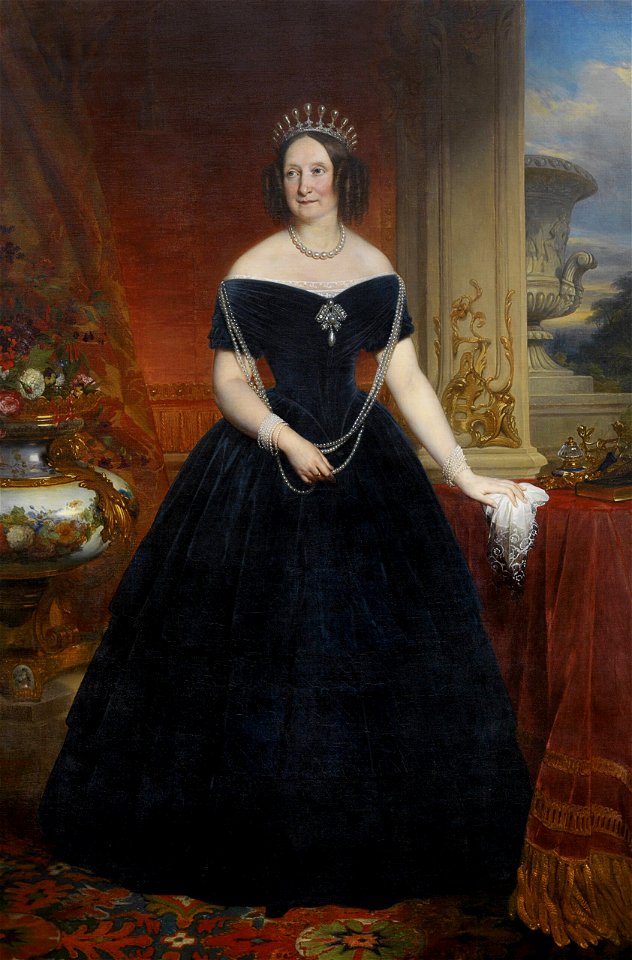 Anna Pavlovna of Russia by Nicaise De Keyser