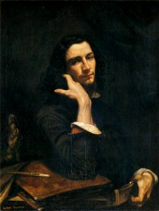 Gustave Courbet - Self-Portrait (Man with Leather Belt) - WGA05486. Free illustration for personal and commercial use.