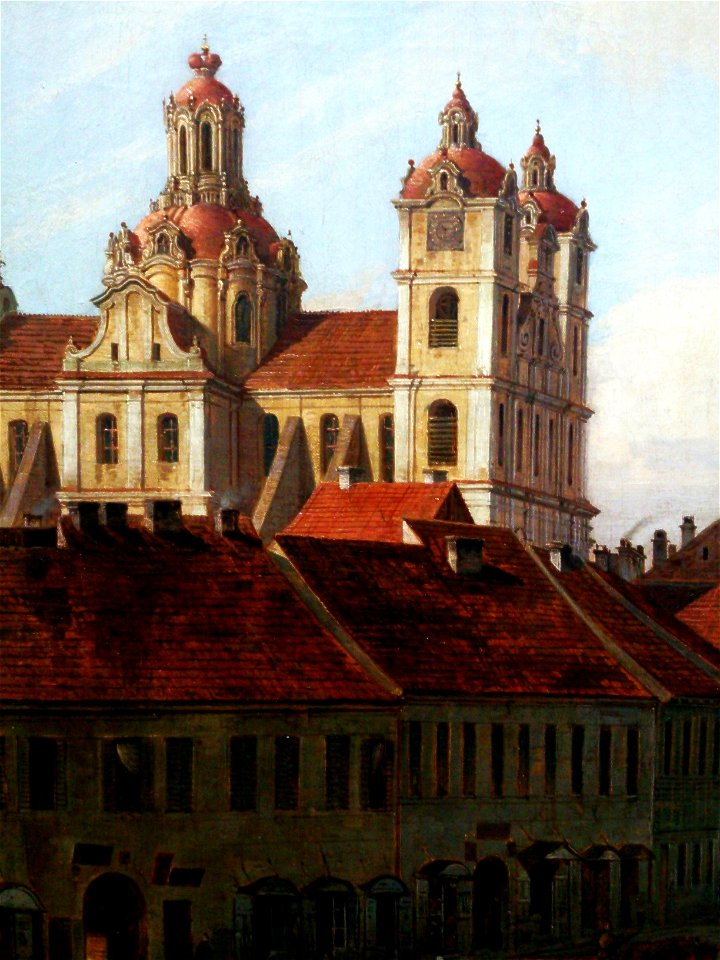 Zaleski Town Hall in Vilnius (detail)