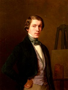Leopold Löffler - Autoportret 1847