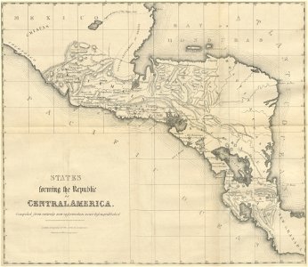 (1847) States forming the REPUBLIC OF CENTRALAMERICA