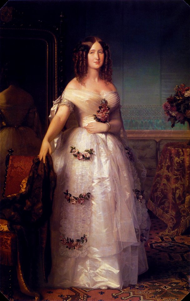 María Eugenia de Guzmán Condesa de Teba - Federico de Madrazo - 1849