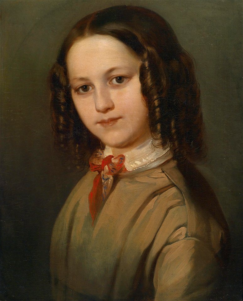 Anton Romako Kinderbildnis Melanie Deinhardstein