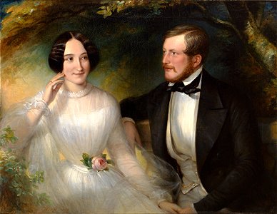 Eduard von Heuss Portrait Eugen und Francisca Kraetzer-Roeder
