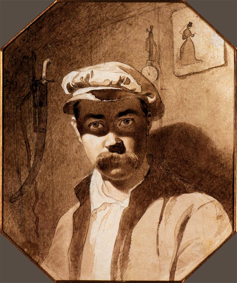 1850 - Taras Shevchenko - Selfportrait -