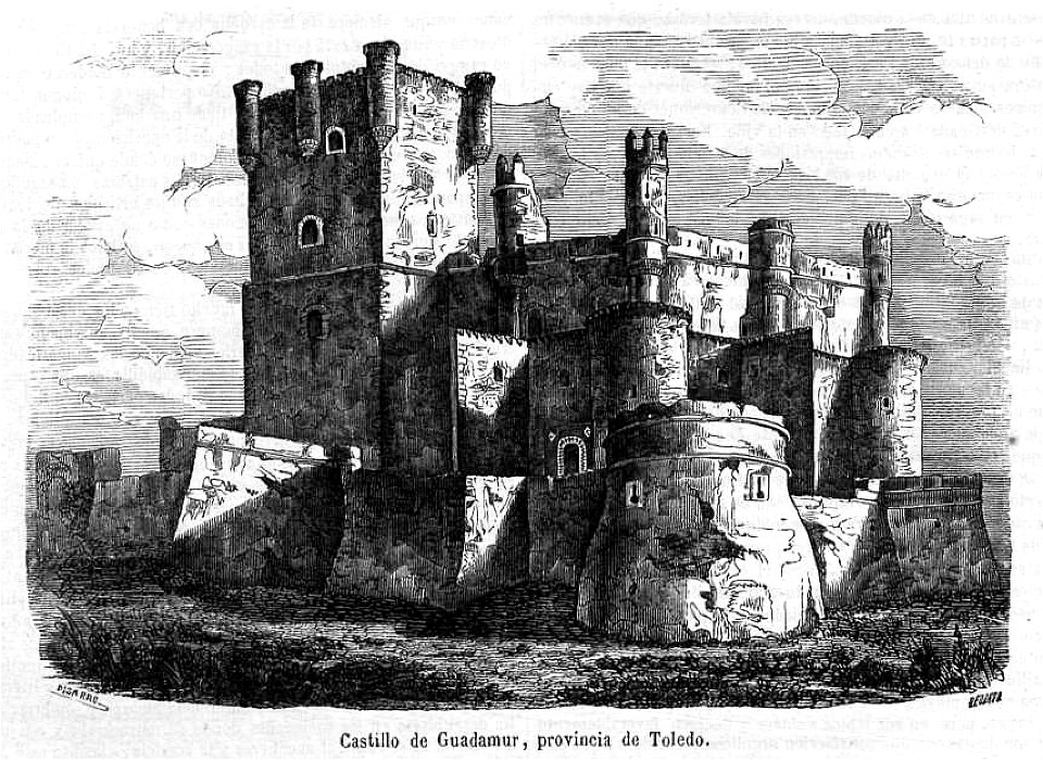 1850-08-18, Semanario Pintoresco Español, Castillo de Guadamur, provincia de Toledo, Pizarro