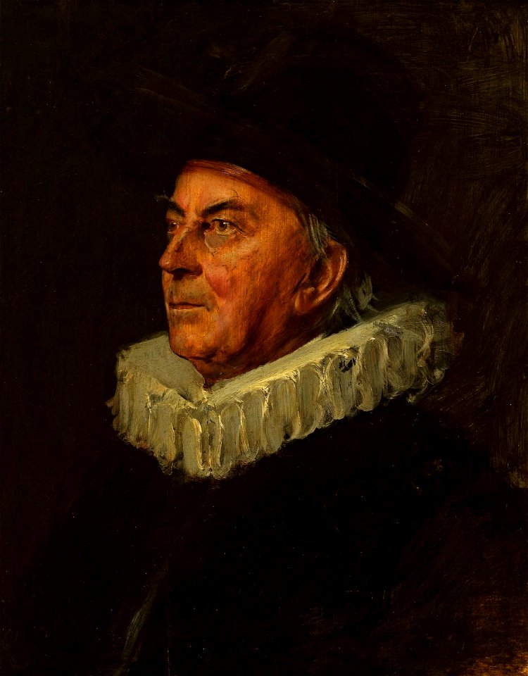 Lenbach Portrait of professor Syboldt