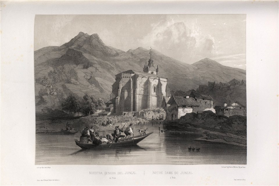 1850, España artística y monumental, vistas y descripción de los sitios y monumentos más notables de españa, vol 3, Nuestra Señora del Juncal en Yrún
