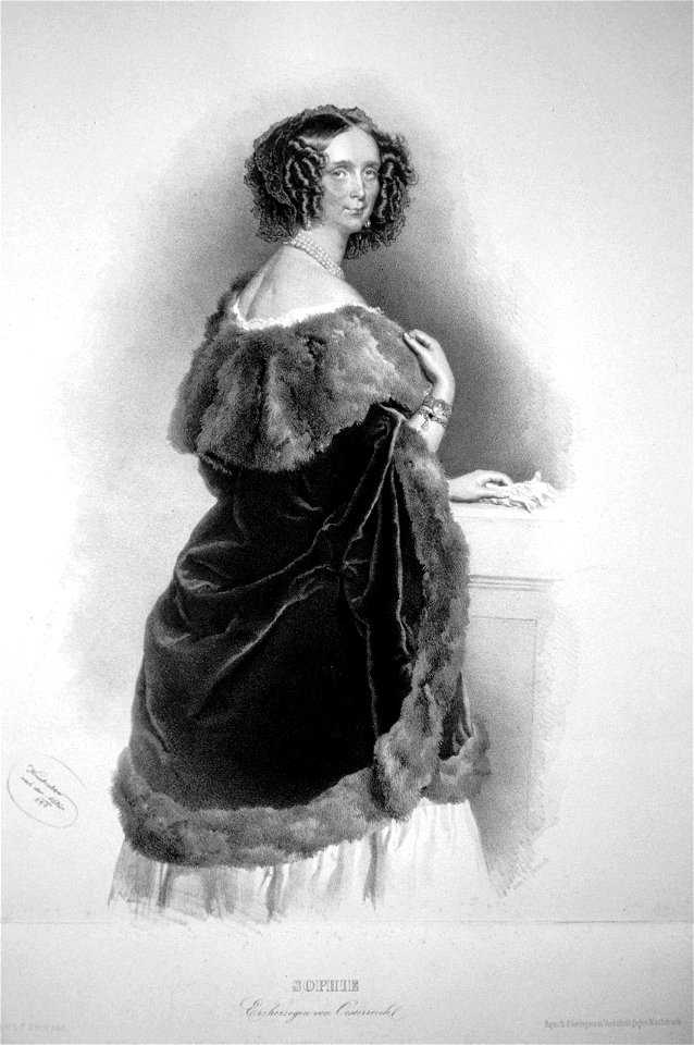 Erzherzogin Sophie Litho