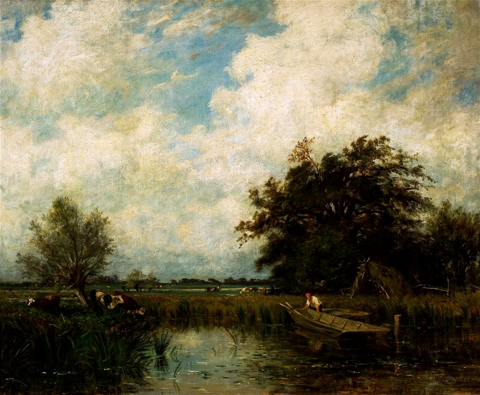 Dupré Landscape with a pond