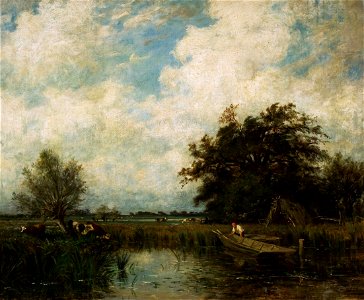 Dupré Landscape with a pond