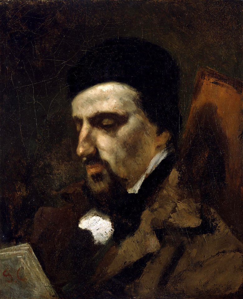 Gustave Courbet - Portrait of Adolphe Marlet - WGA05493