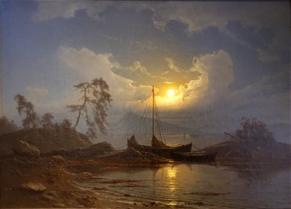 1852 Baade Vor der Westküste Norwegens Historisches Museum Bamberg anagoria