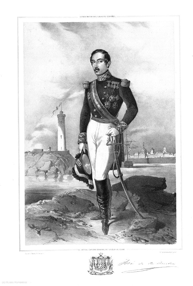 1852, Estado Mayor General del Ejército Español, José Gutiérrez de la Concha