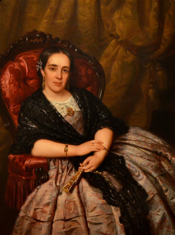 Retrat d'Ana García Izcalbalceta, esposa de l'arquitecte de la Hidalga