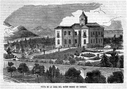 1851-03-02, Semanario Pintoresco Español, Vista de la casa del señor Madoz en Zarauz, Pizarro