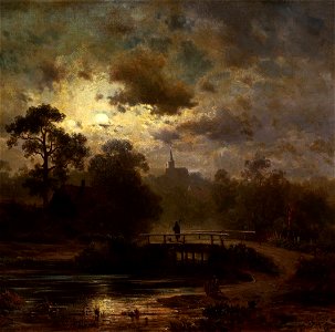 Dupré Landscape by moonlight