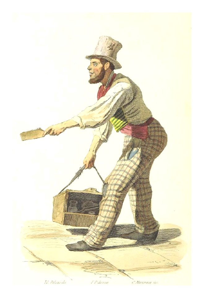 BOURCARD(1853) p1.076 - IL PULIZZA-STIVALI