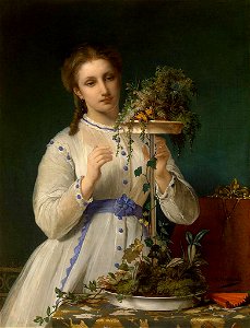 Jean-François Portaels - The yellow butterfly