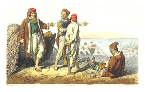 BOURCARD(1853) p1.034 - IL MARINAI EPESCATORI