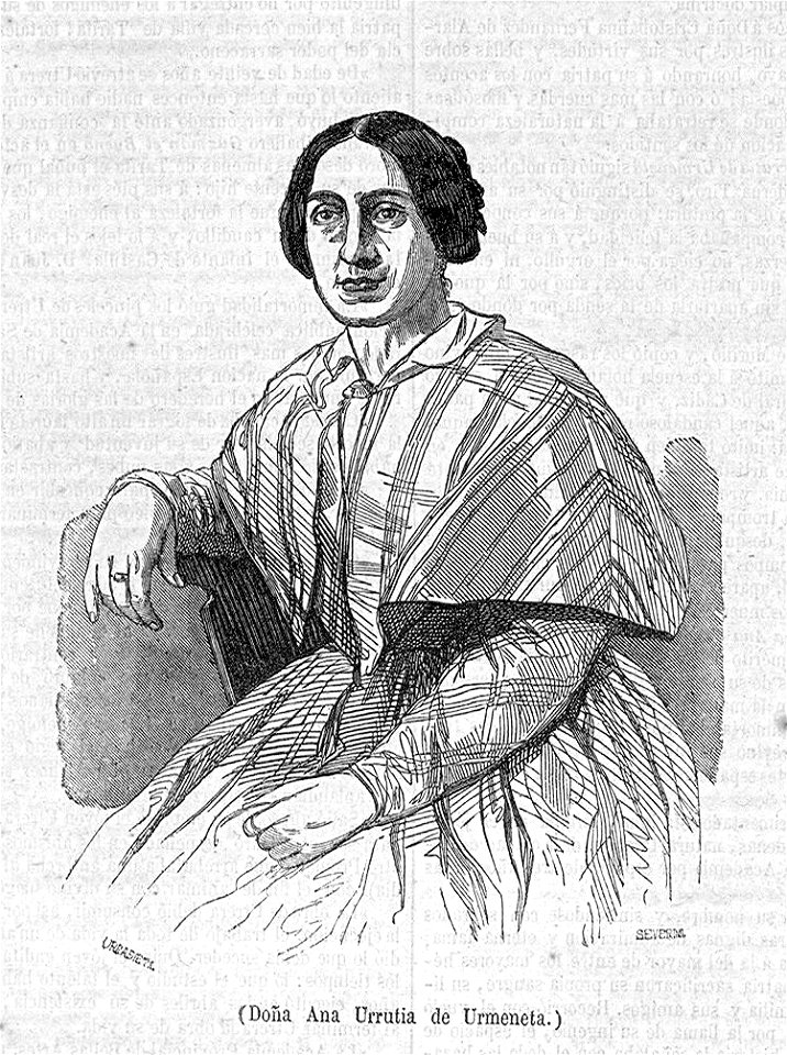 1852-01-24, Semanario Pintoresco Español, Doña Ana Urrutia de Urmeneta