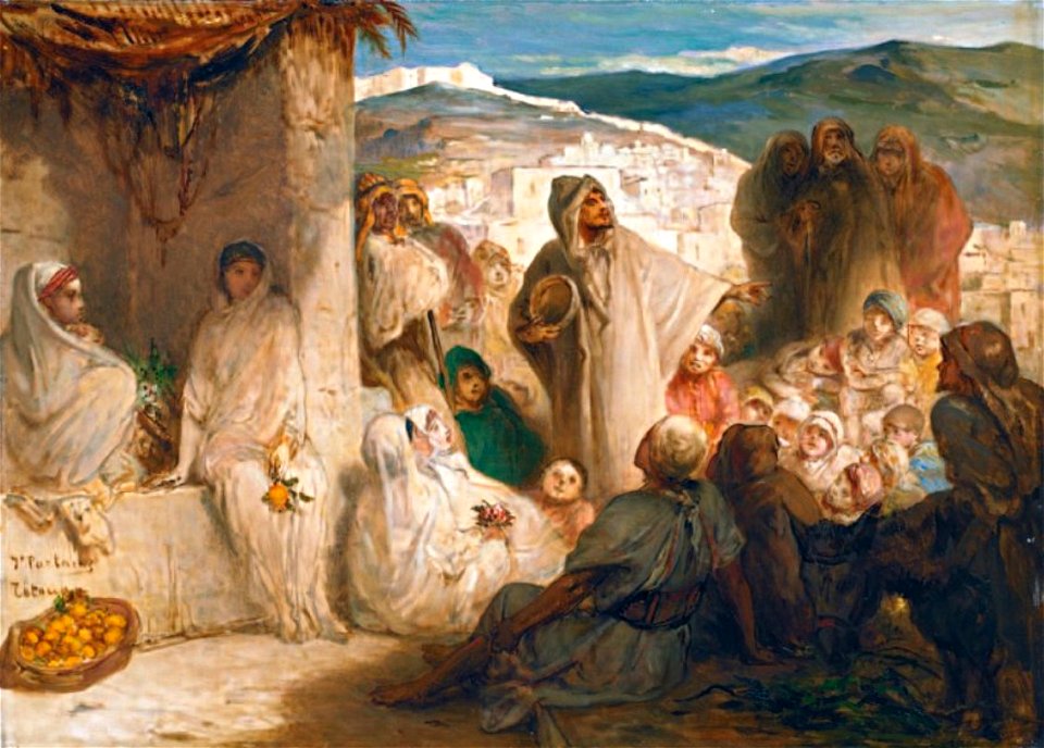 Jean-François Portaels - The story teller in Tétouan