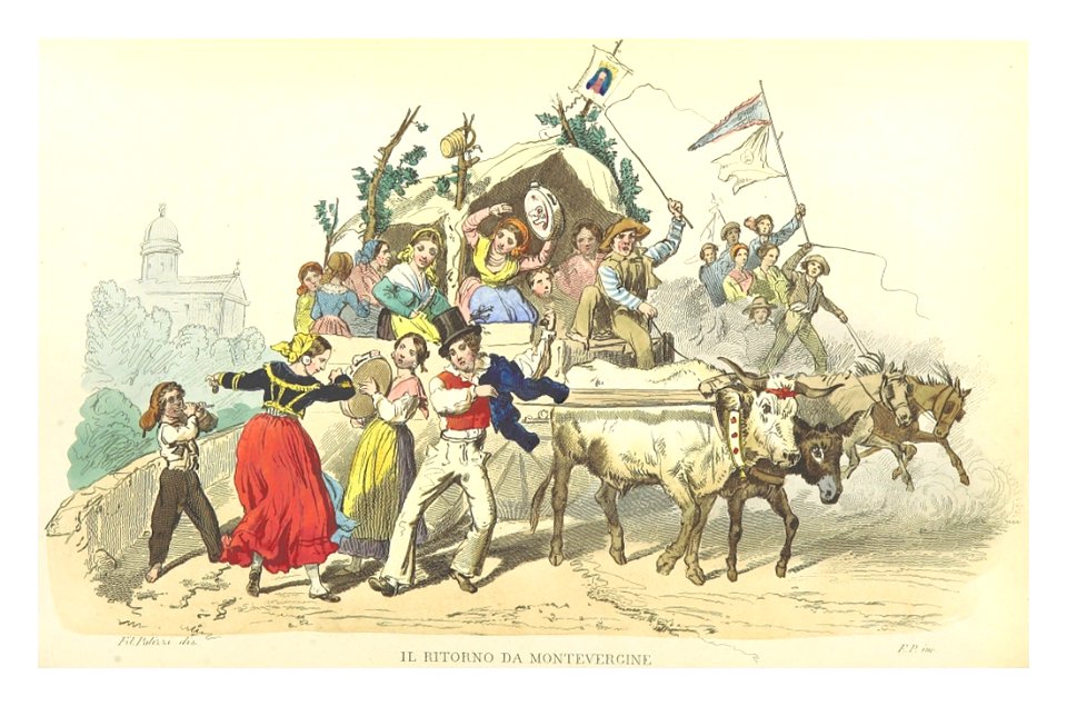 BOURCARD(1853) p1.200 - IL RITORNO DI MONTEVERGINE