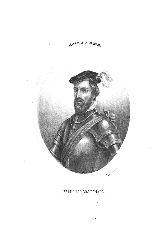 1853, Los mártires de la libertad española, vol I, Francisco Maldonado