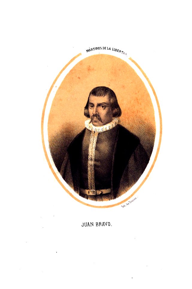 1853, Los mártires de la libertad española, vol I, Juan Bravo