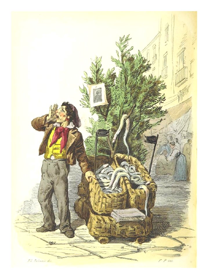 BOURCARD(1853) p1.350 - IL VENDITORE DI CAPITONI
