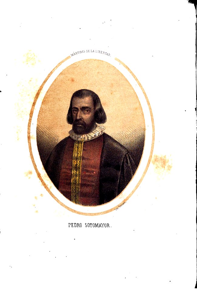 1853, Los mártires de la libertad española, vol I, Pedro Sotomayor