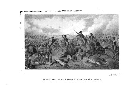 1853, Los mártires de la libertad española, vol II, El Empecinado bate en Retortillo una columna francesa