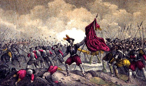 1853, Los mártires de la libertad española, vol I, Batalla de Gandía (cropped)