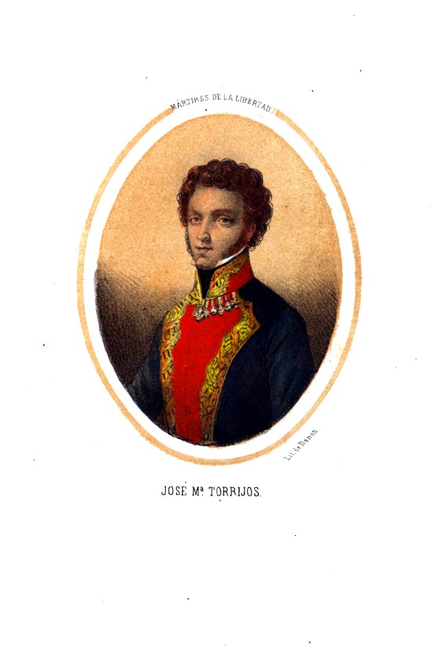 1853, Los mártires de la libertad española, vol II, José Mª Torrijos