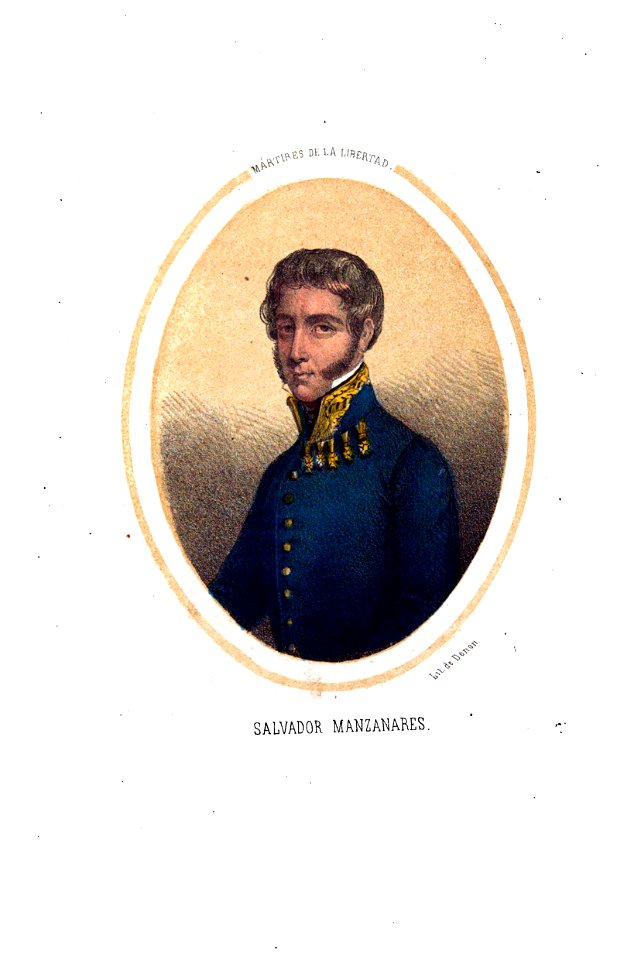 1853, Los mártires de la libertad española, vol II, Salvador Manzanares