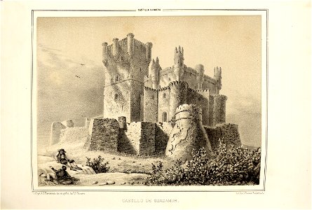 1853, Recuerdos y bellezas de España, Castilla la Nueva, tomo II, Castillo de Guadamur