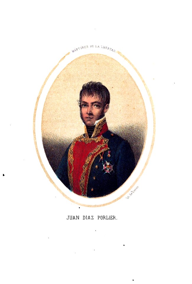 1853, Los mártires de la libertad española, vol II, Juan Díaz Porlier