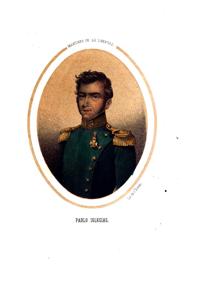 1853, Los mártires de la libertad española, vol II, Pablo Iglesias