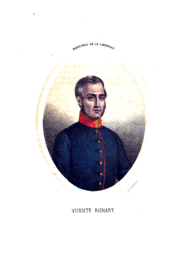 1853, Los mártires de la libertad española, vol II, Vicente Richart